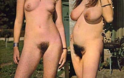 2 copines hippies velues nues